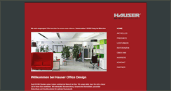 Desktop Screenshot of hauser.de