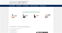 Desktop Screenshot of hauser.hu